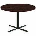 Special-T Table, Round, 42in Dia x 29in, Black Base/Espresso Top SCTSTAR242GES